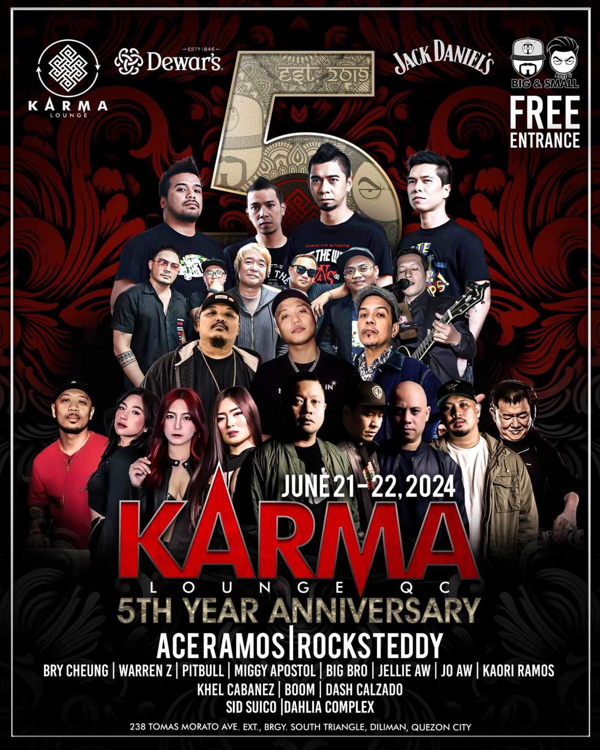 Karma Lounge QC's 5th Anniversary Celebration