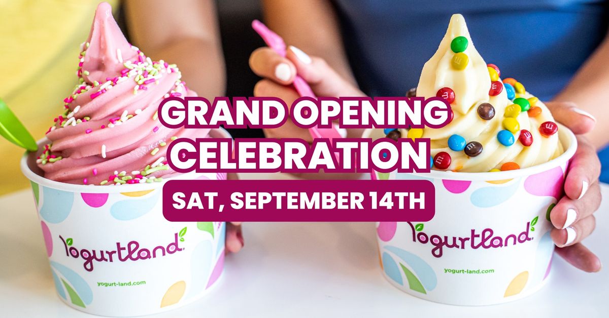 Yogurtland Sugar Land Grand Opening Celebration