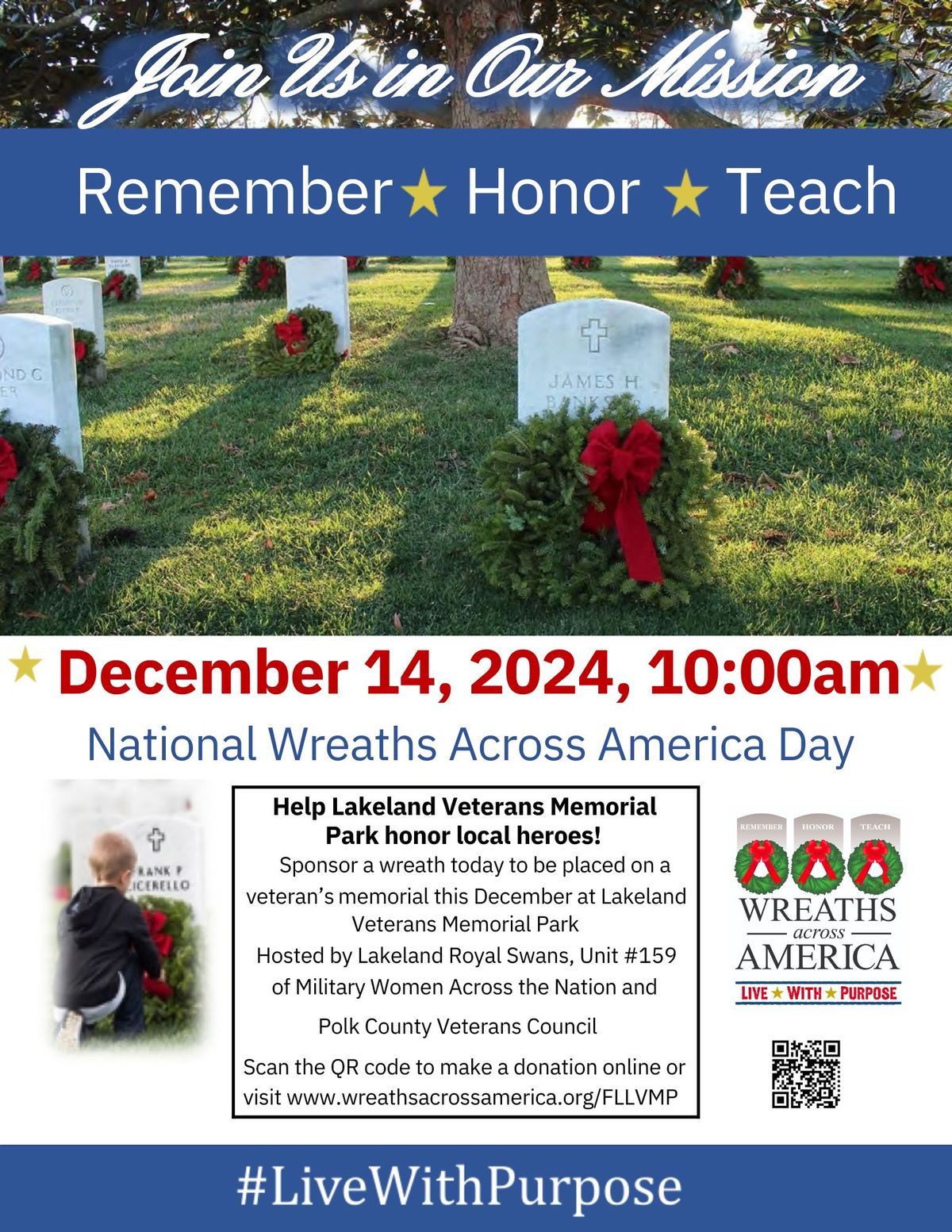 First Annual Wreaths Across America