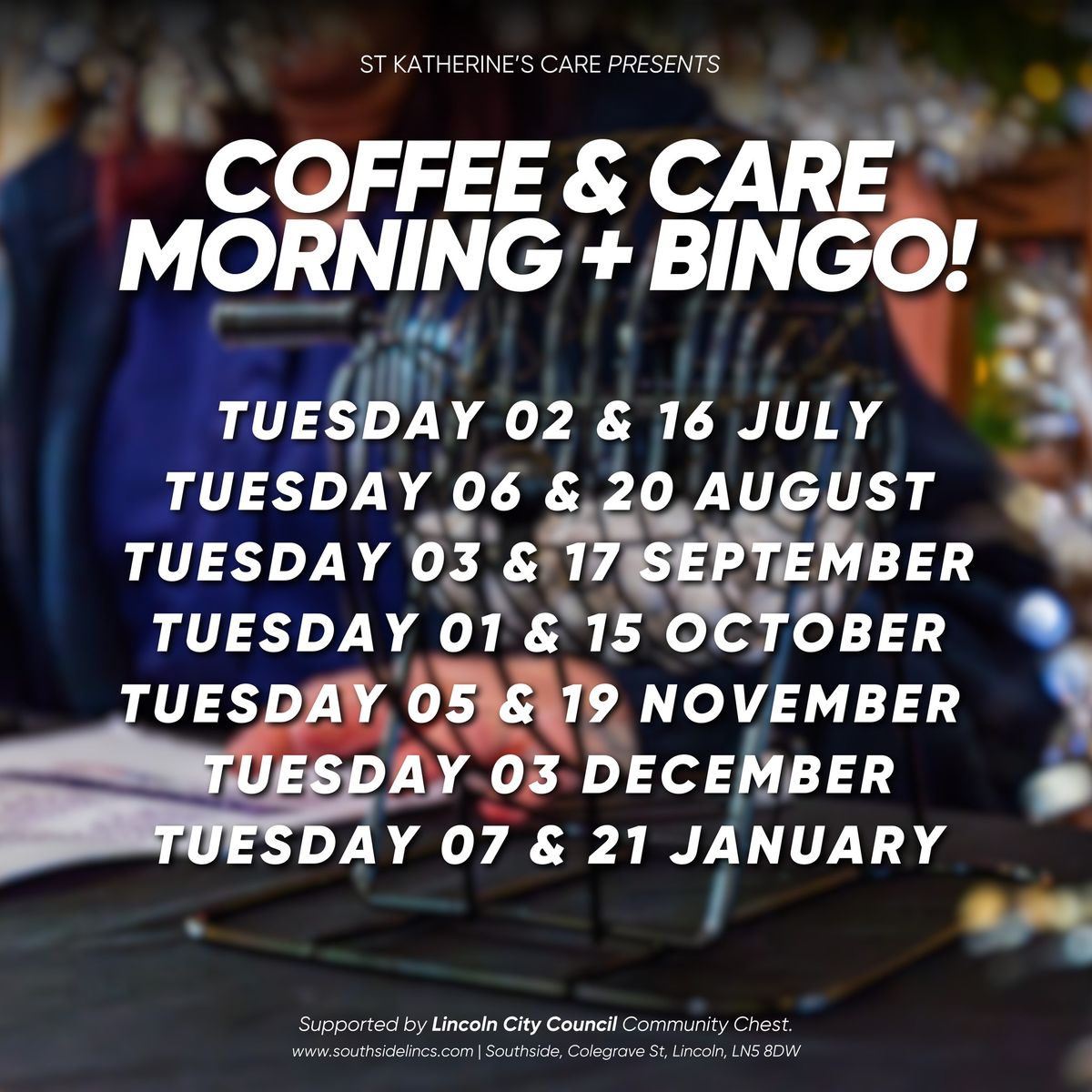 Coffee, Care & Bingo Mornings!