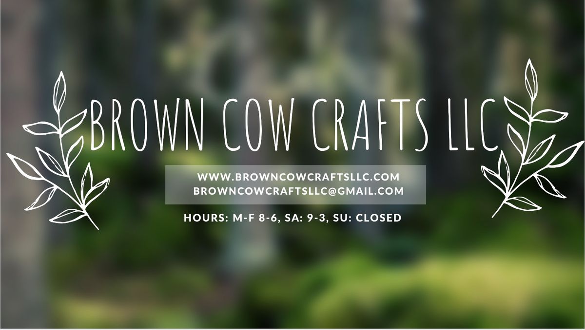 Brown Cow Crafts @  Christmas at Wings