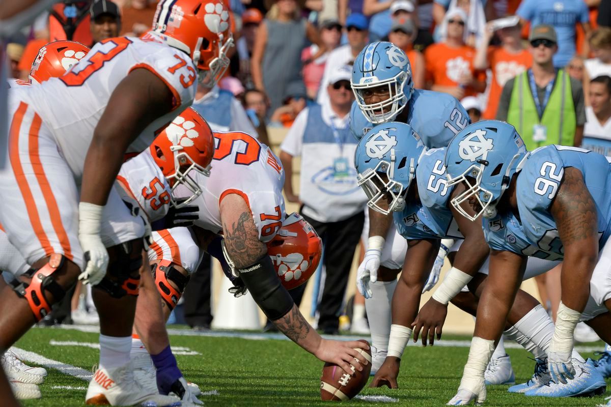 Clemson Tigers at North Carolina Tar Heels Football