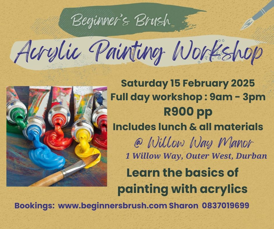 Basic Acrylic Painting Workshop 