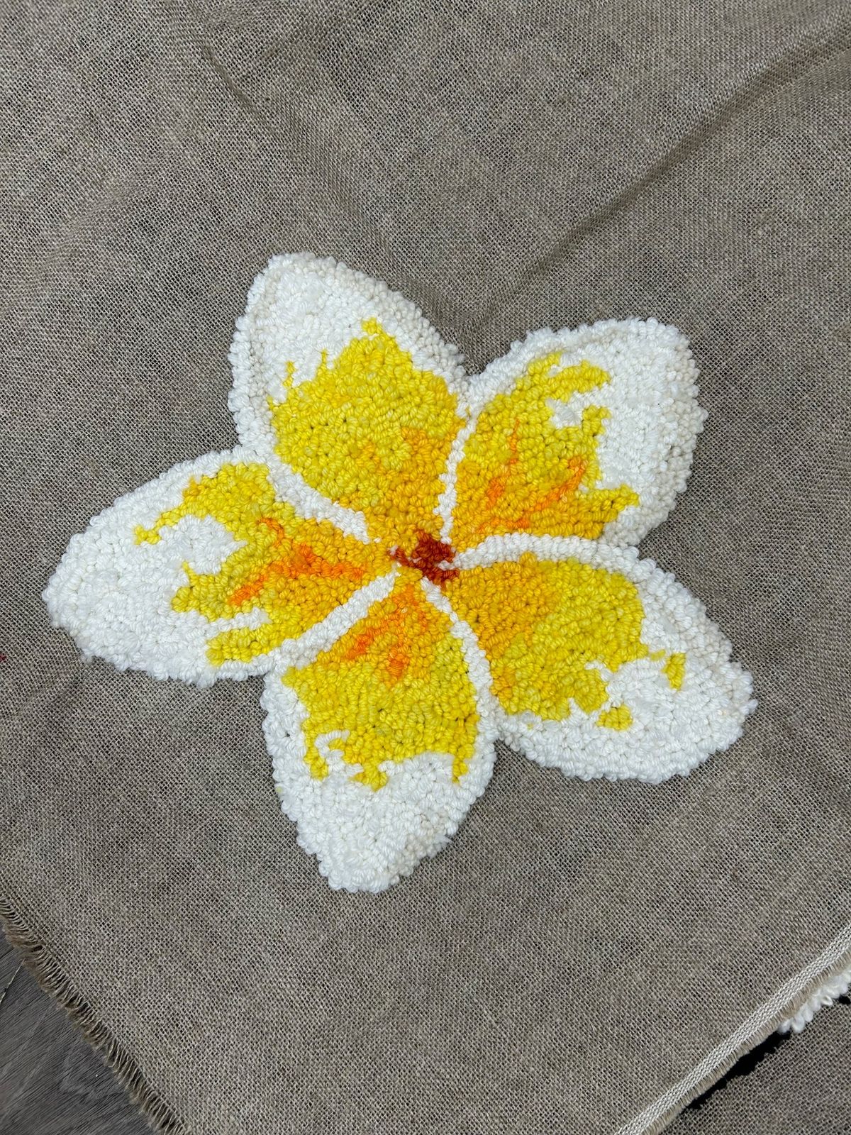 One Day Rug Hooking\/Punch Needle Workshop with Joyce-Creating Beautiful Flowers