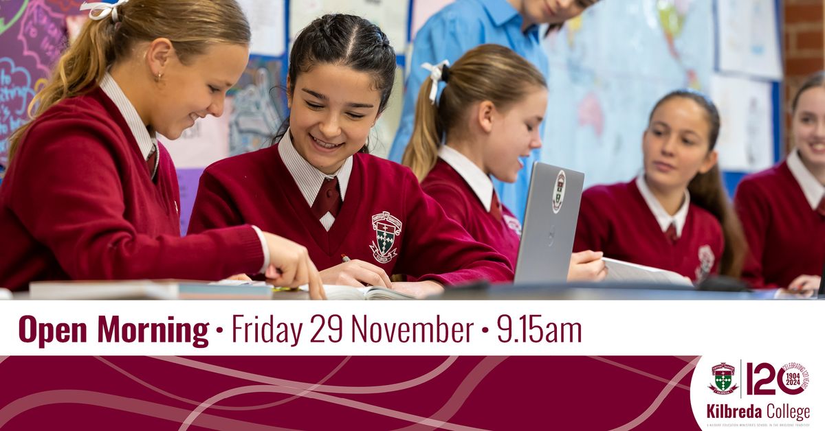 Open Morning - Friday 29 November 