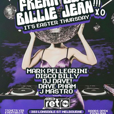 Freak Out, Billie Jean !!! xo