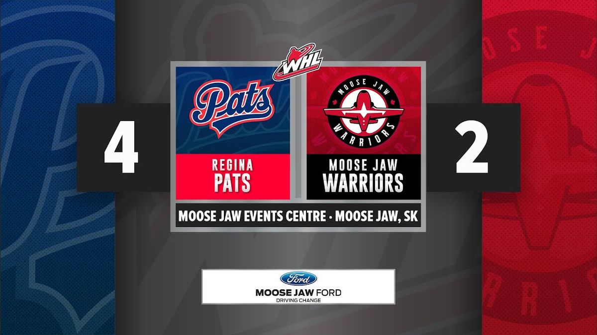 Regina Pats at Moose Jaw Warriors