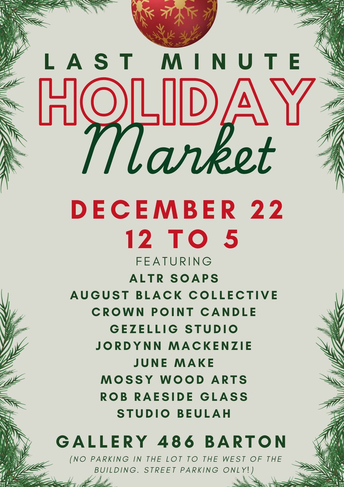 Last Minute Holiday Market