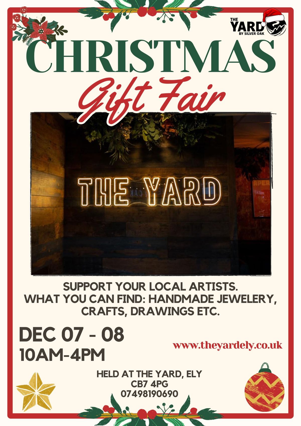 Christmas gift fair @ The Yard