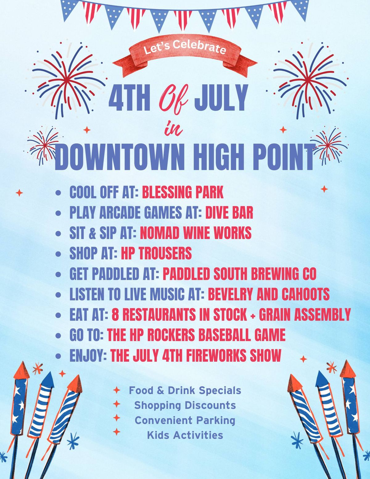 July 4th in Downtown High Point