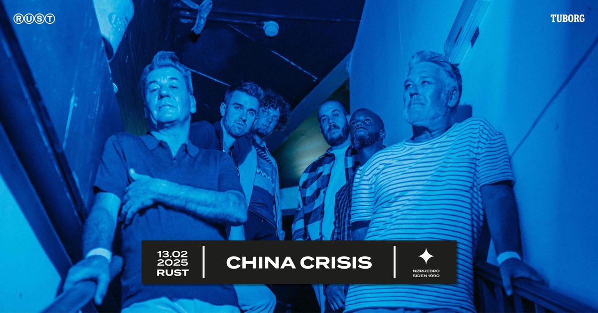 China Crisis (UK) - 40 years of Flaunt The Imperfection Tour \/\/ RUST [udsolgt]