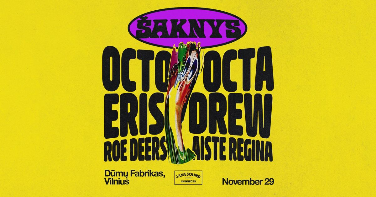 \u0160aknys Vilnius: Octo Octa b2b Eris Drew, Roe Deers, Aiste Regina