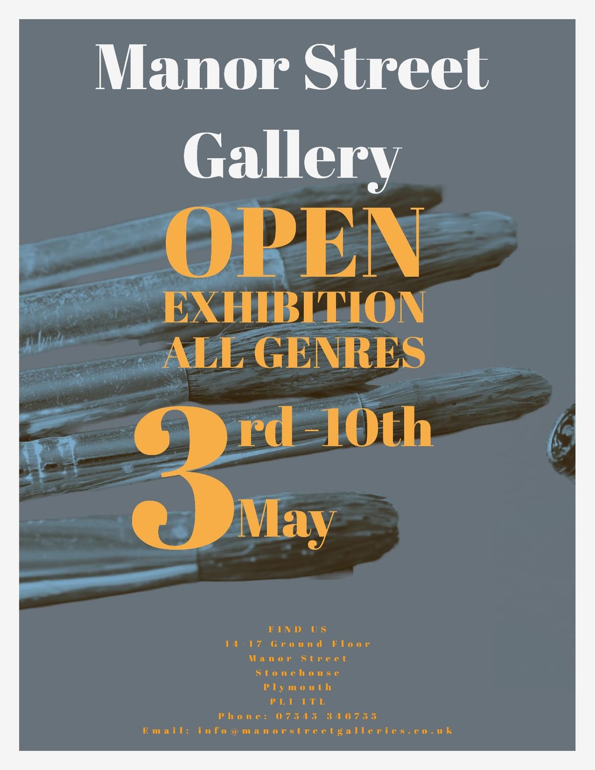 Manor Street Galleries Open Exhibition (All Genres) 