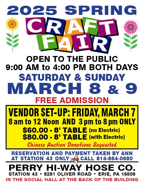 SPRING CRAFT SHOW AT PERRY HI-WAY