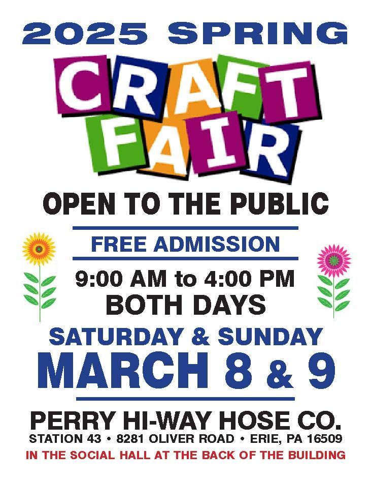 SPRING CRAFT SHOW AT PERRY HI-WAY