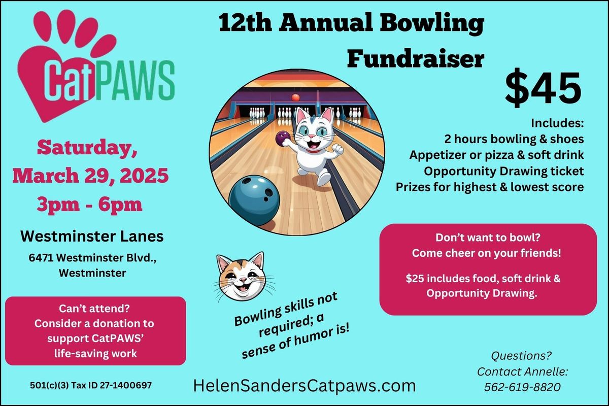 12th Annual Bowling Fundraiser!