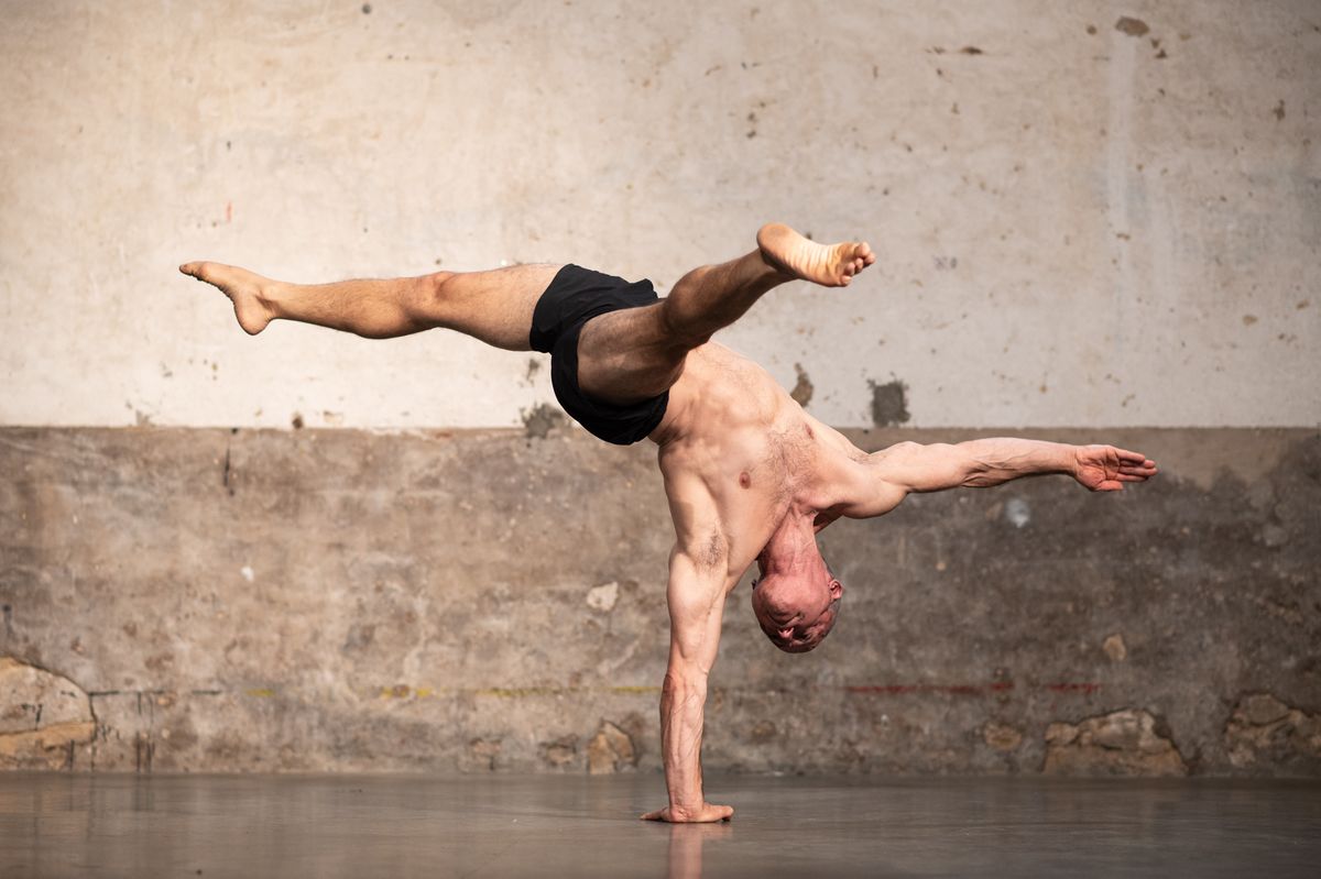 Handstand in Wroclaw, POLAND