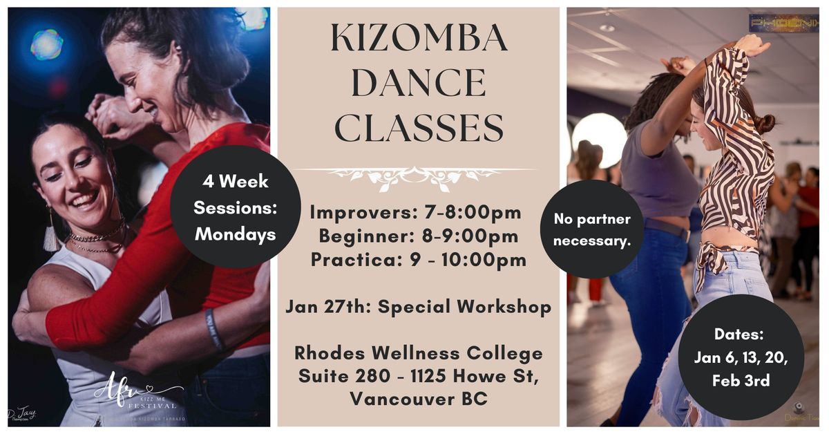 Learn to Partner Dance: Kizomba Dance Classes 