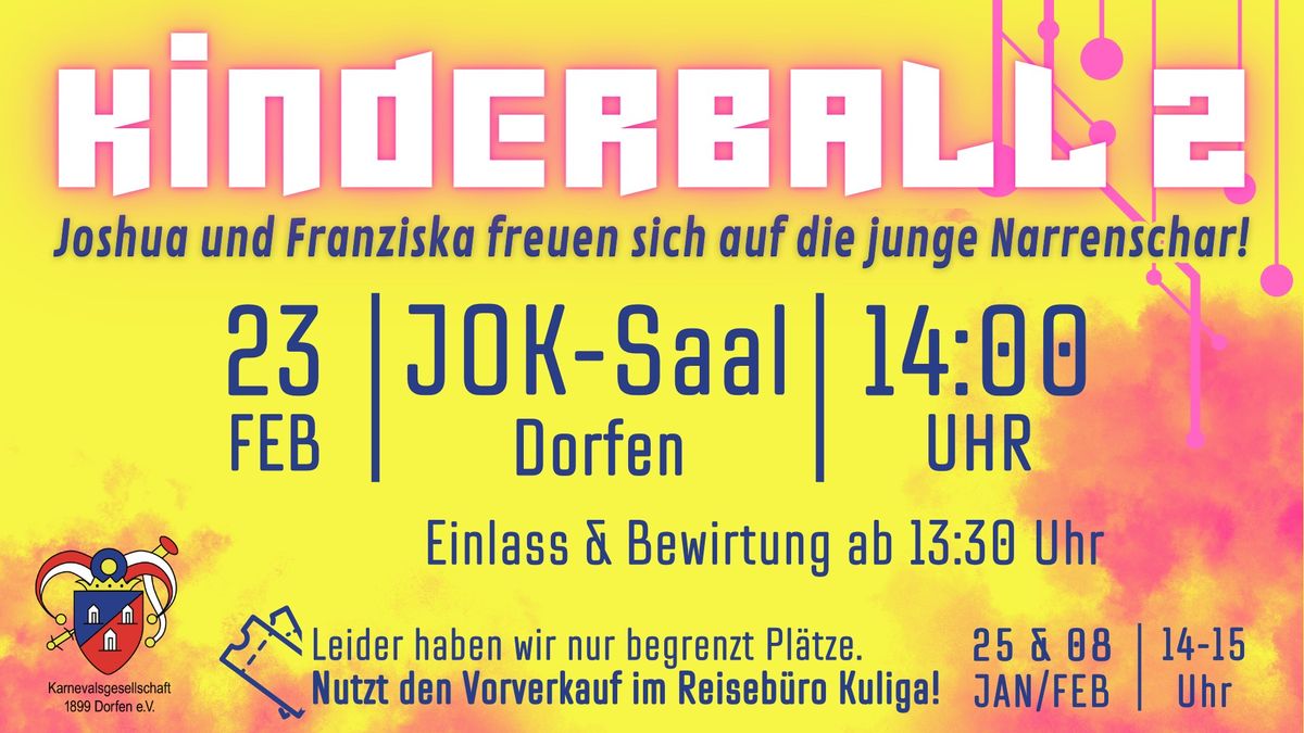 Kinderball der Karnevalsgesellschaft in Dorfen