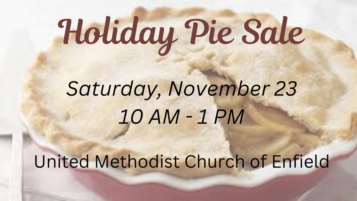 Holiday Pie Sale