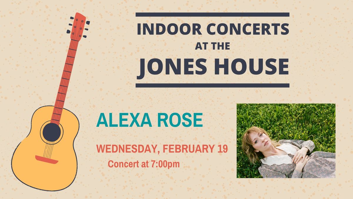 Indoor Concert: Alexa Rose