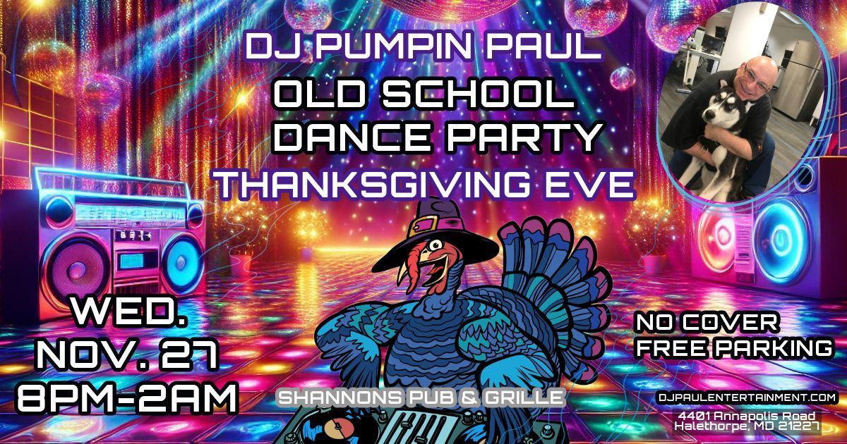 Thanksgiving Eve at Shannon's Pub & Grill