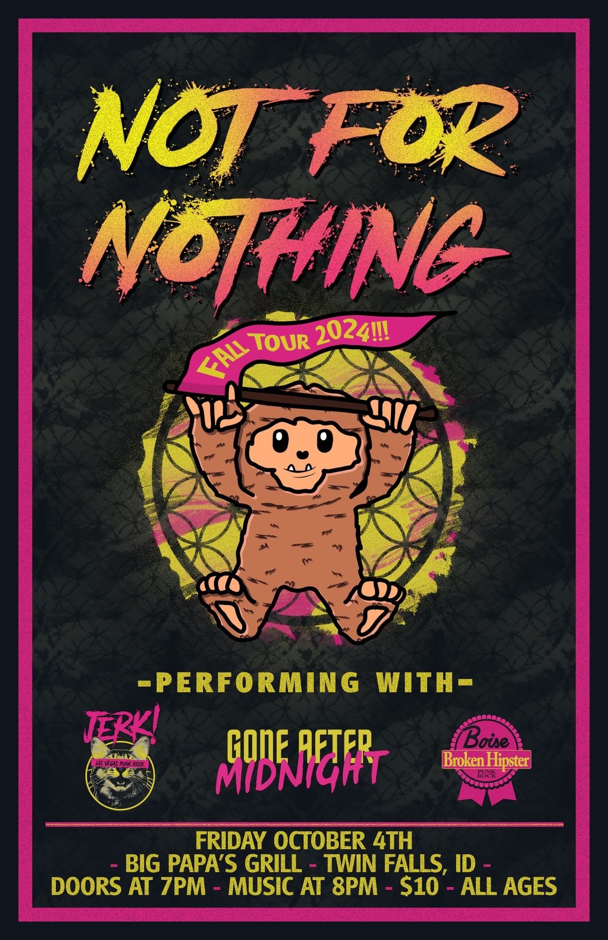 POP PUNK at Big Papas Grill w\/ Not For Nothing,Jerk and more!