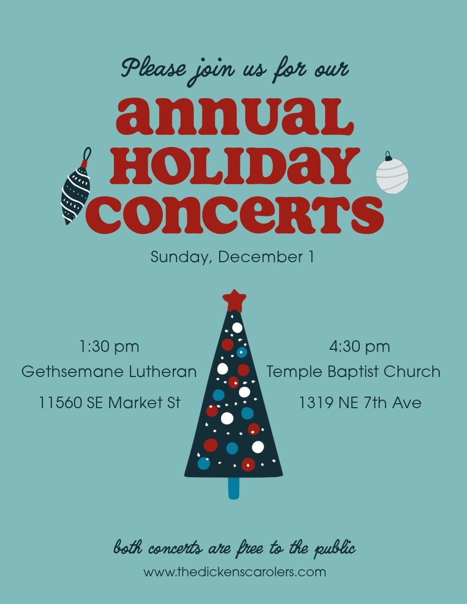 2024 Annual Holiday Concert @ Gethsemane