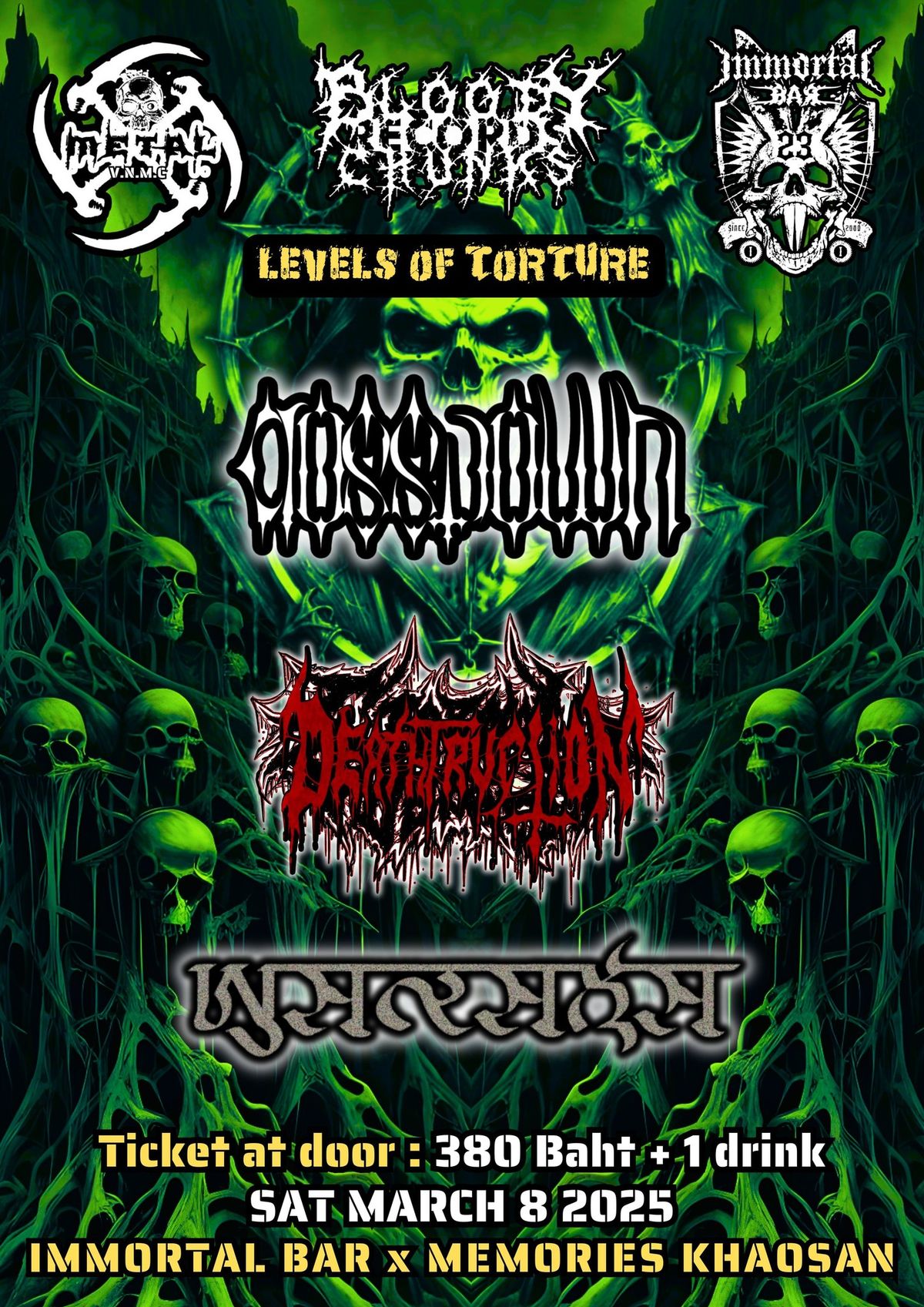 X-metal in Bangkok : Levels of Torture