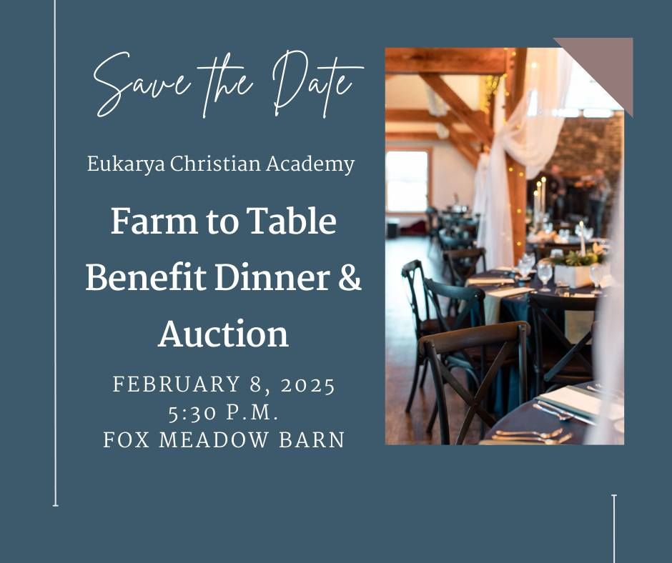 ECA Farm to Table Benefit Dinner and Auction