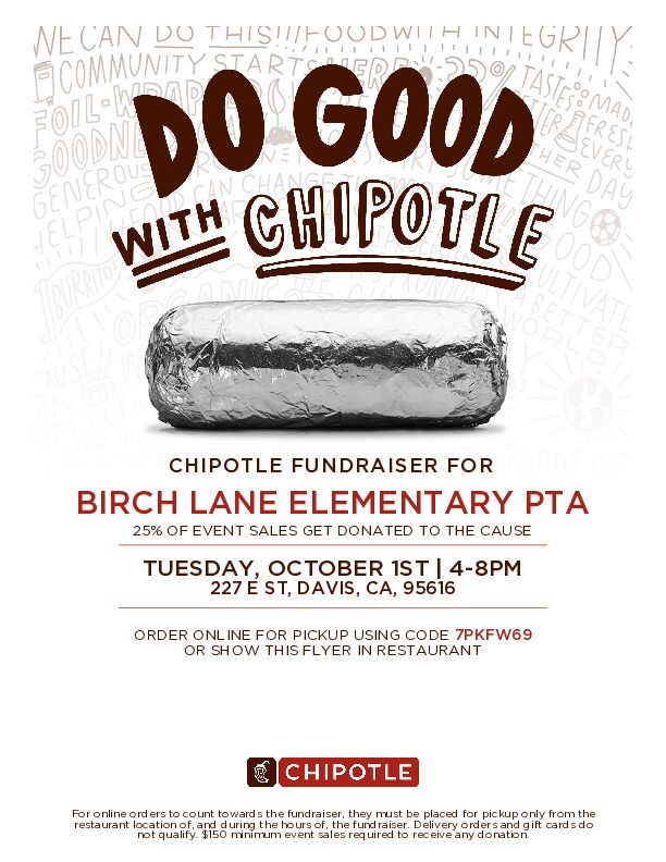 Chipotle Fundraiser 