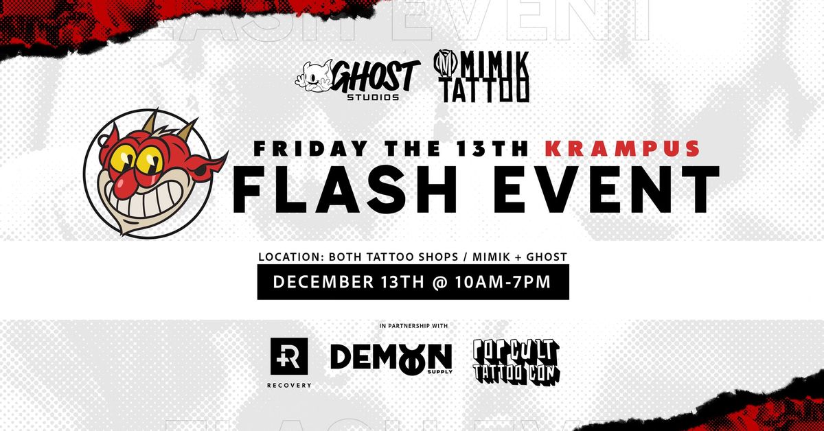 Friday the 13th Flash Tattoo Event