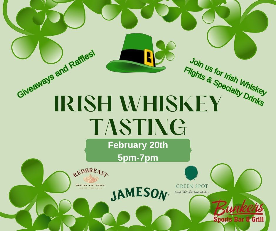 Irish Whiskey Tasting