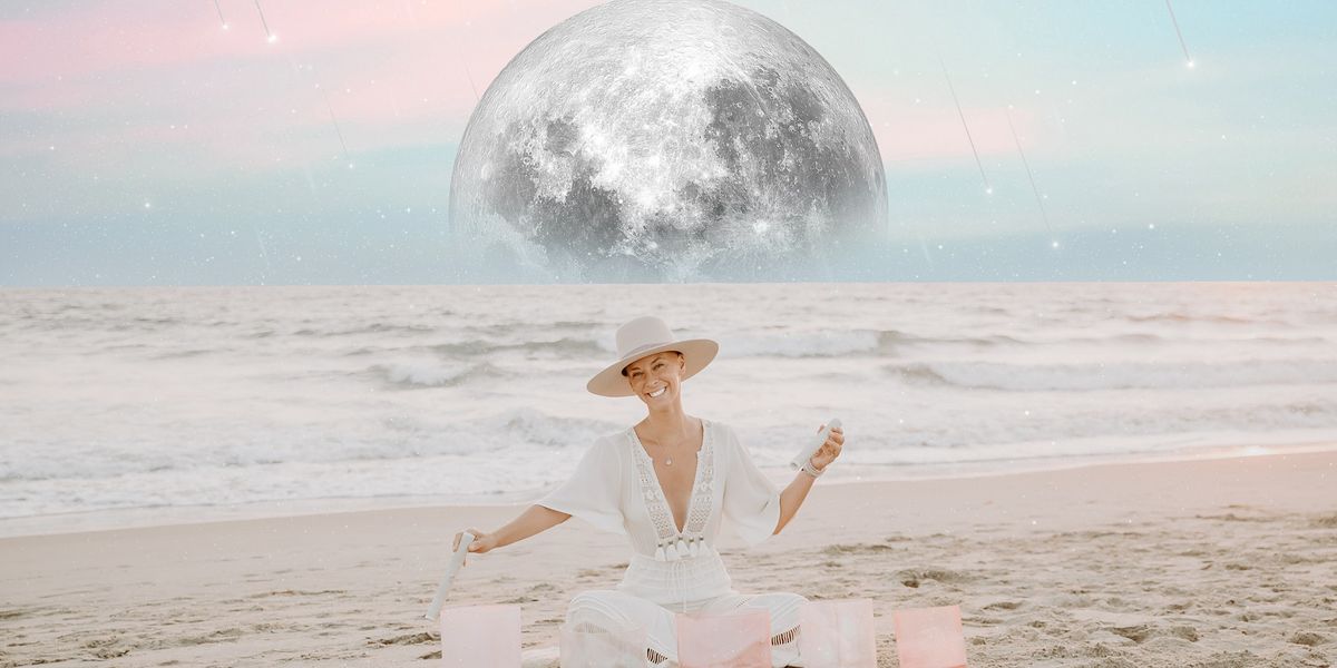 IN PERSON Aquarius Full Moon Sunset Sound Bath on Venice Beach
