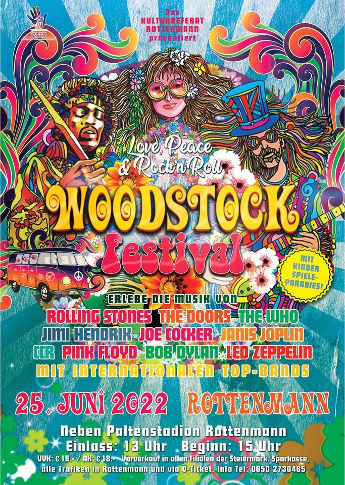 Woodstock Festival 2022, Bildungszentrum Nord - HLW FSB SOB Rottenmann, Tamsweg, 25 June 2022