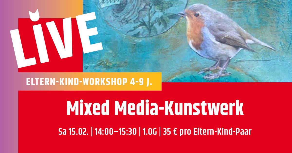 Mixed Media-Kunstwerk (4-9 J.)