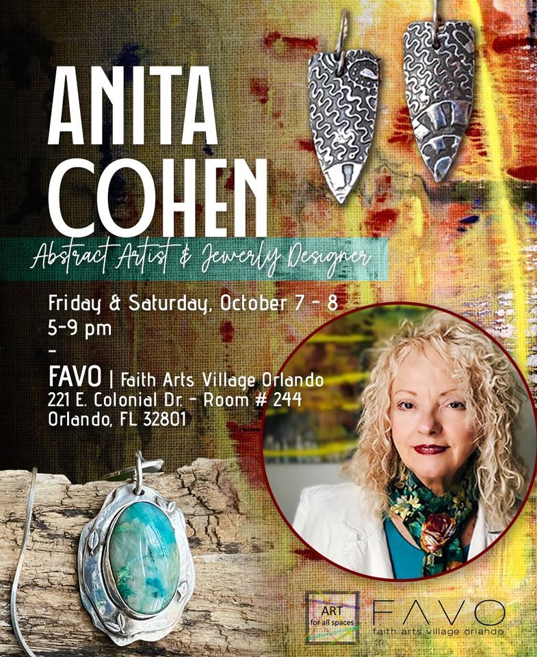 Anita Cohen Abstract artist and jewelry designer Open Presentation!