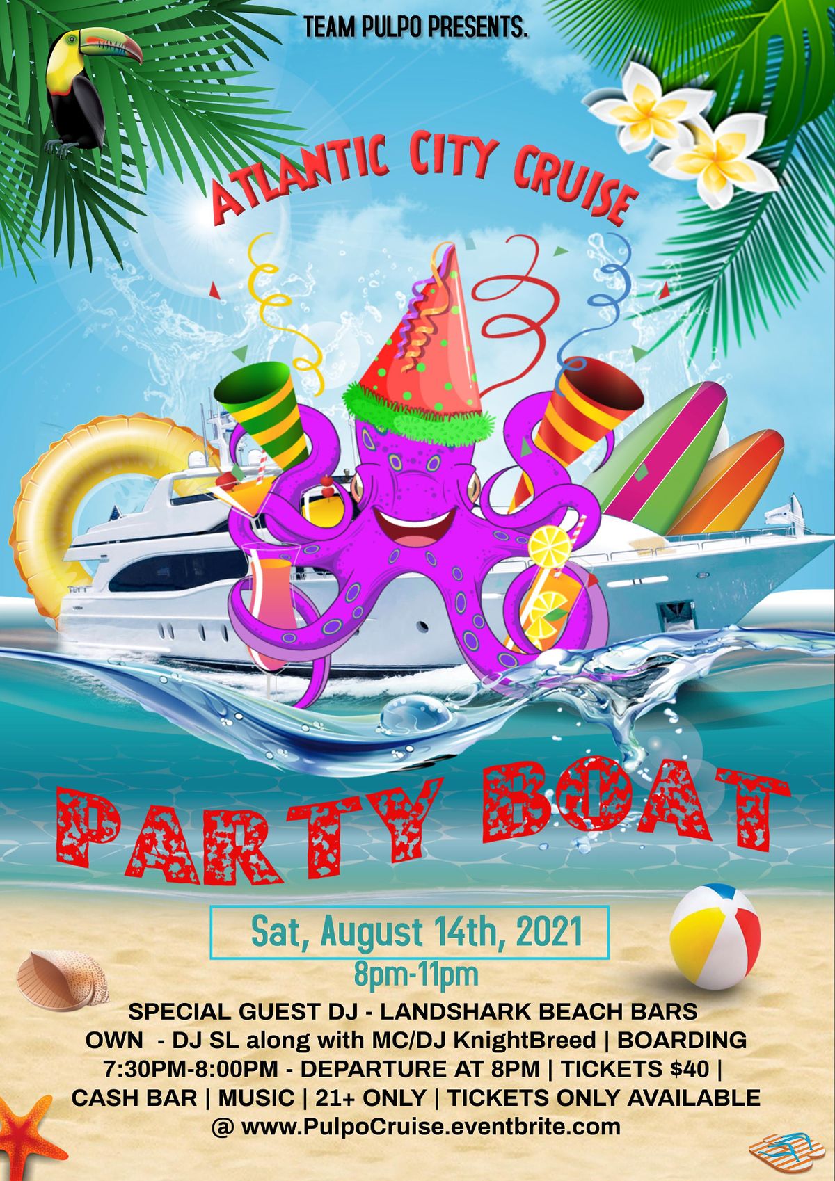 Atlantic City Party Boat - Summer Cruise