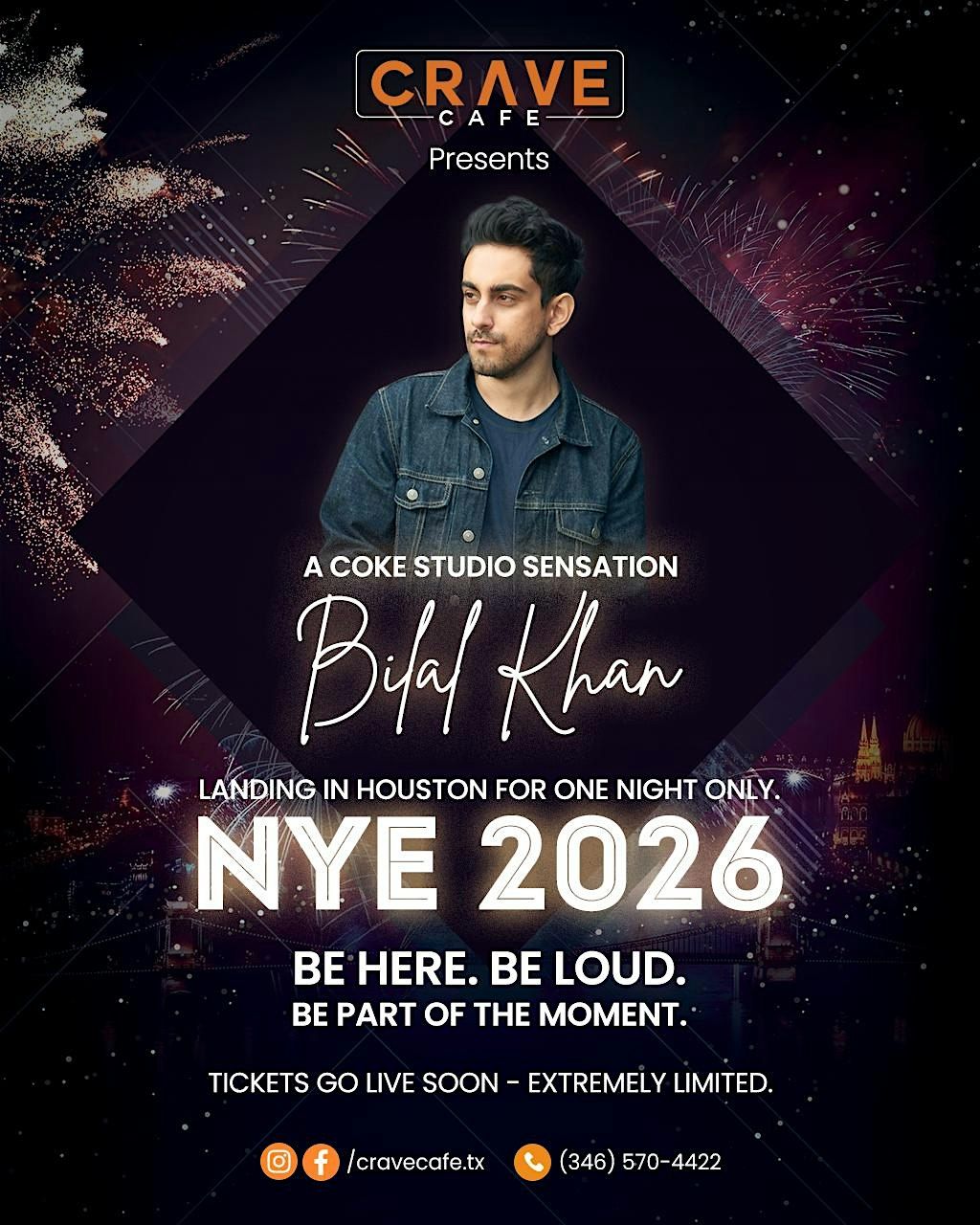 Bilal Khan - NYE 2025 - Crave Cafe