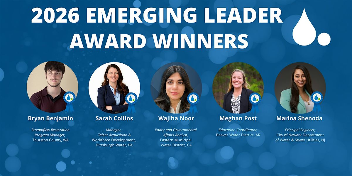 WaterNow Emerging Leader Awards Ceremony