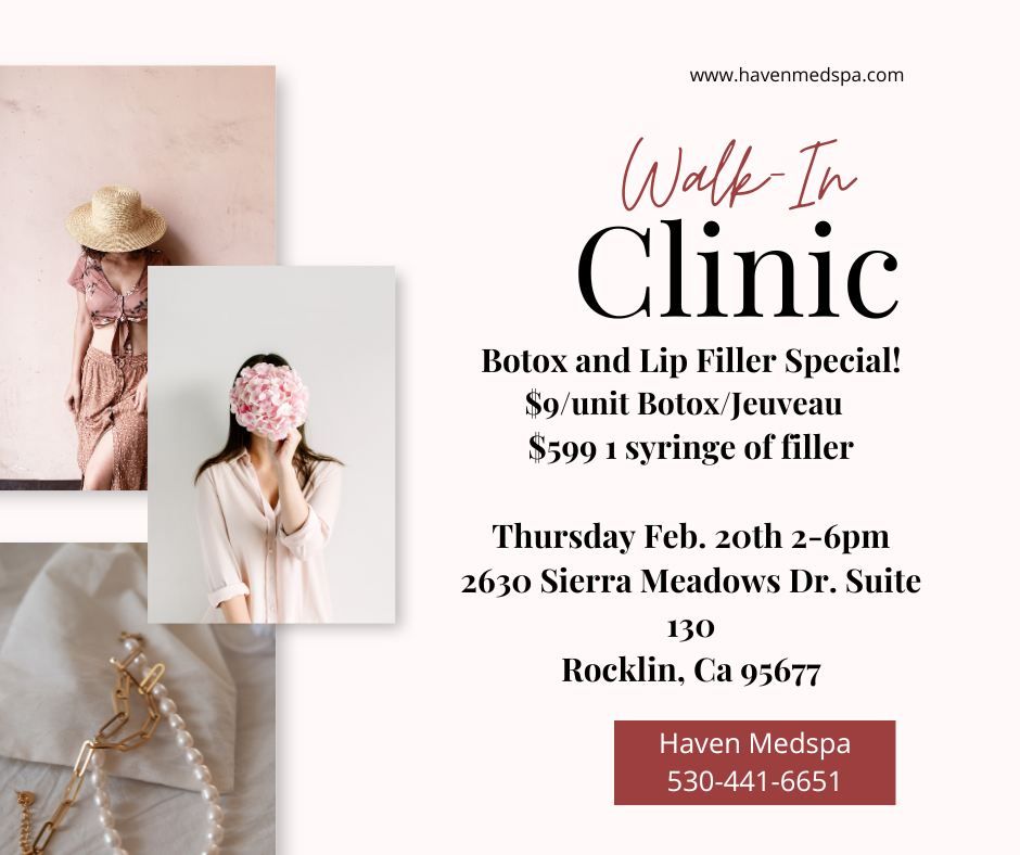 Walk-In Clinic at Haven Medspa