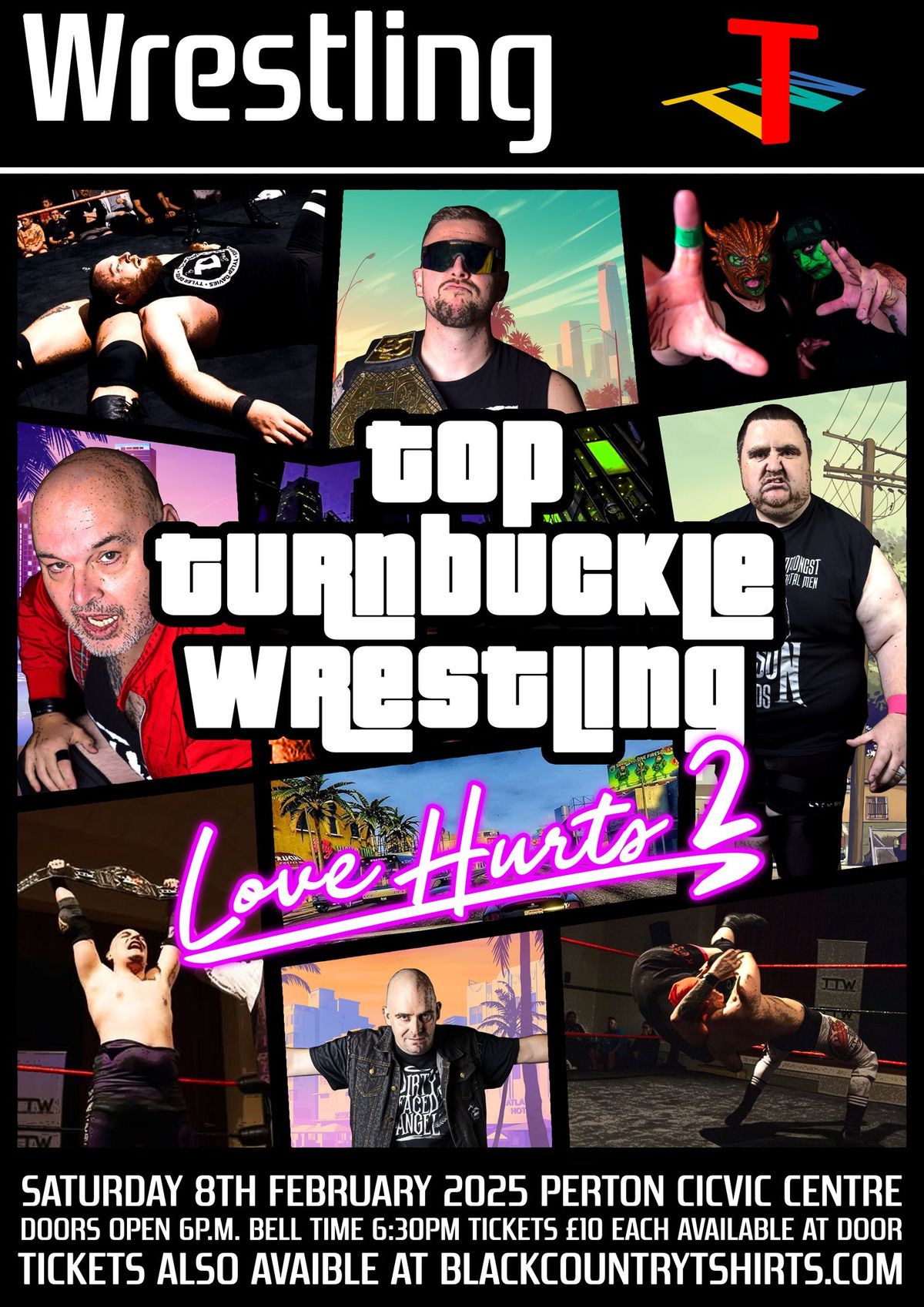 Top Turnbuckle Wrestling Presents - Love Hurts 2