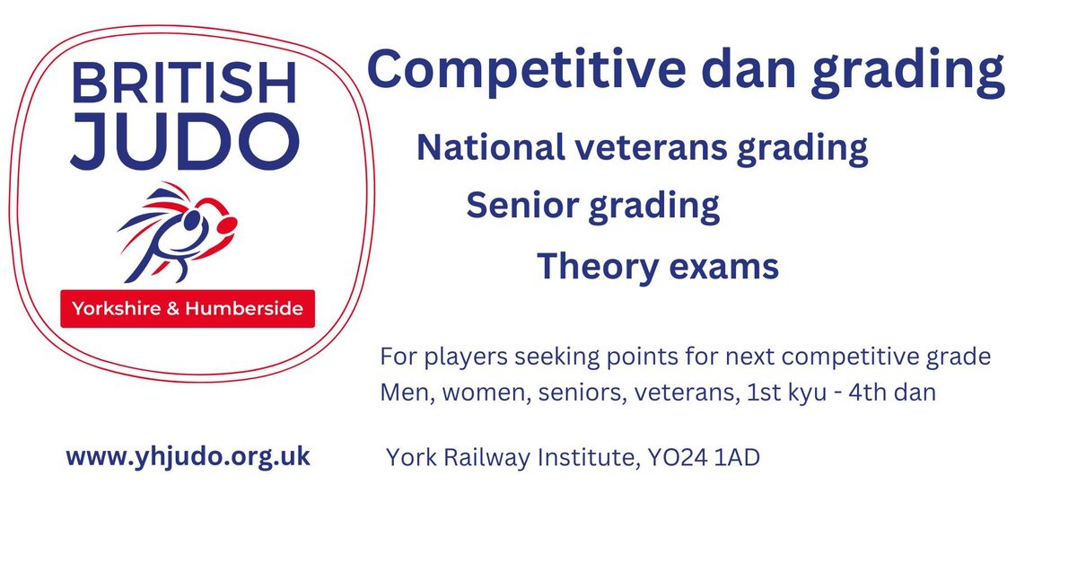 Senior & National Veterans competitive dan grading