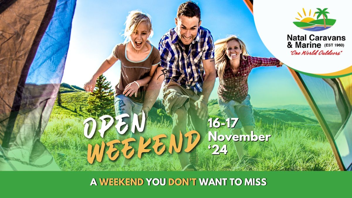 Natal Caravans And Marine Open Weekend