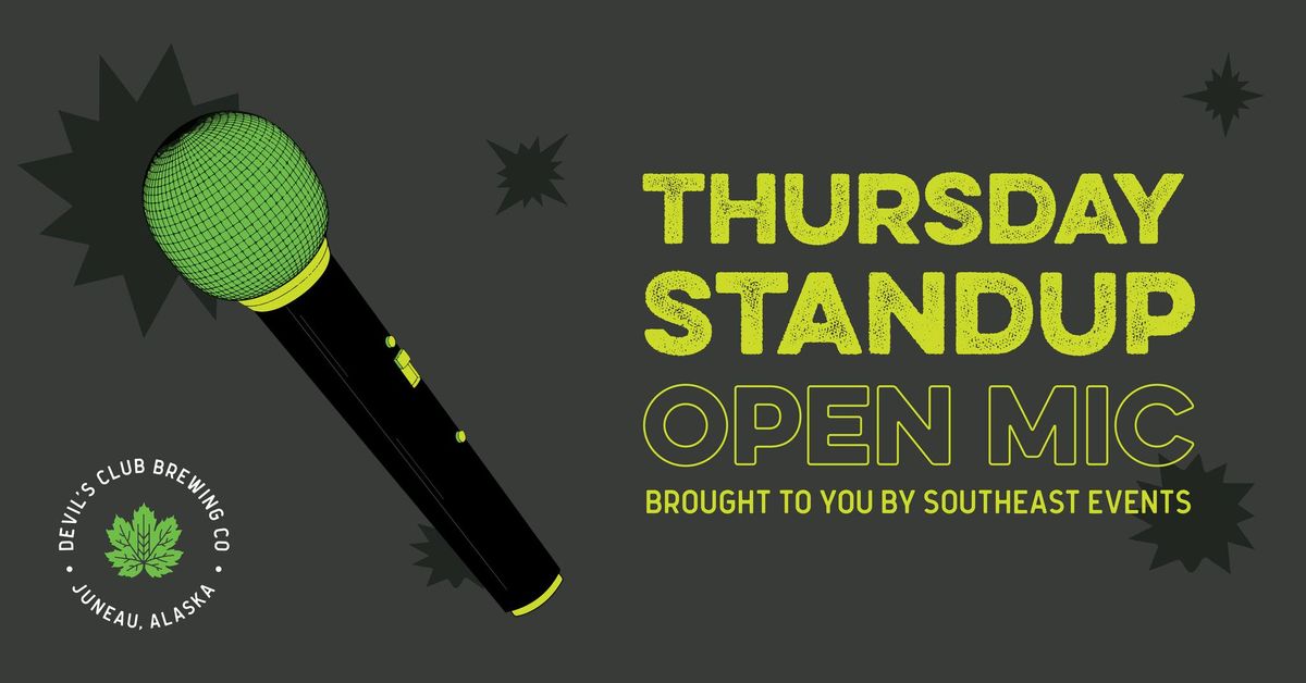 Thursday Stand Up Open Mic - Downstairs