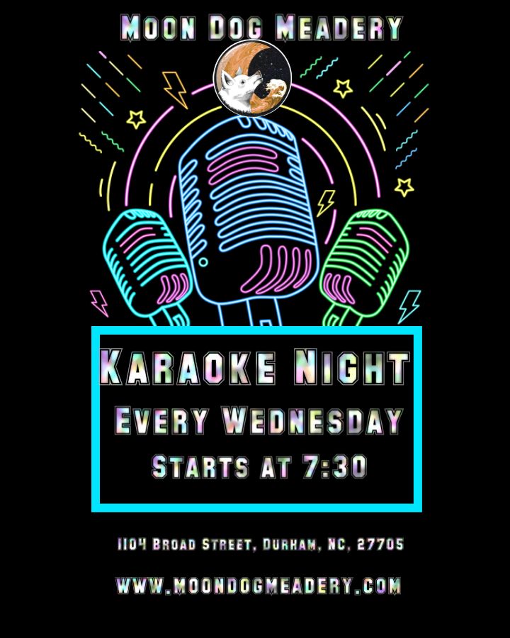 Karaoke Night, Moon Dog Meadery and Bottle Shop, Durham, 27 July to 28 July