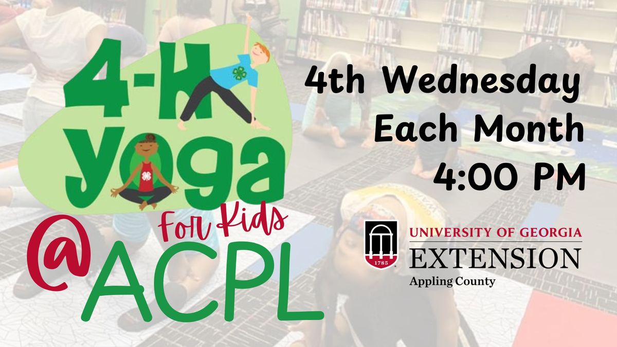 Yoga for Kids @ Appling Co. Public Library