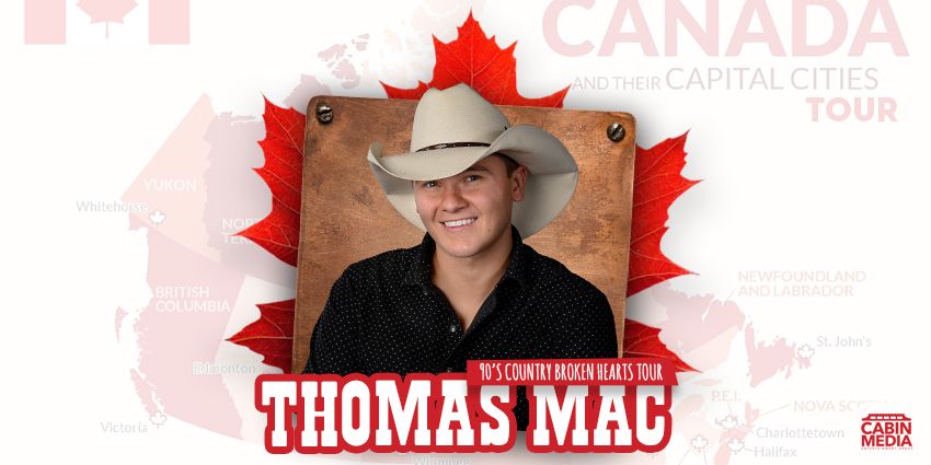 THOMAS MAC :90's Country Broken Hearts Tour -PETERBOROUGH