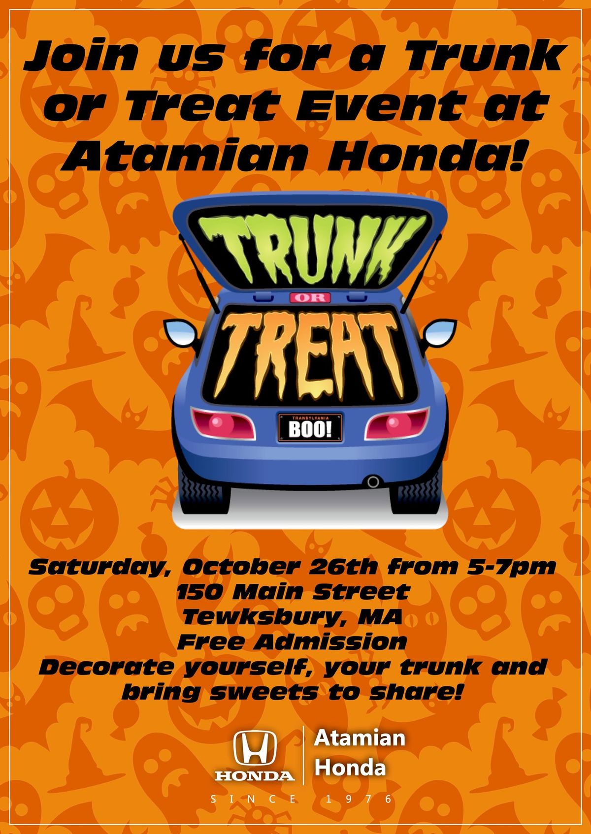 Trunk or Treat!