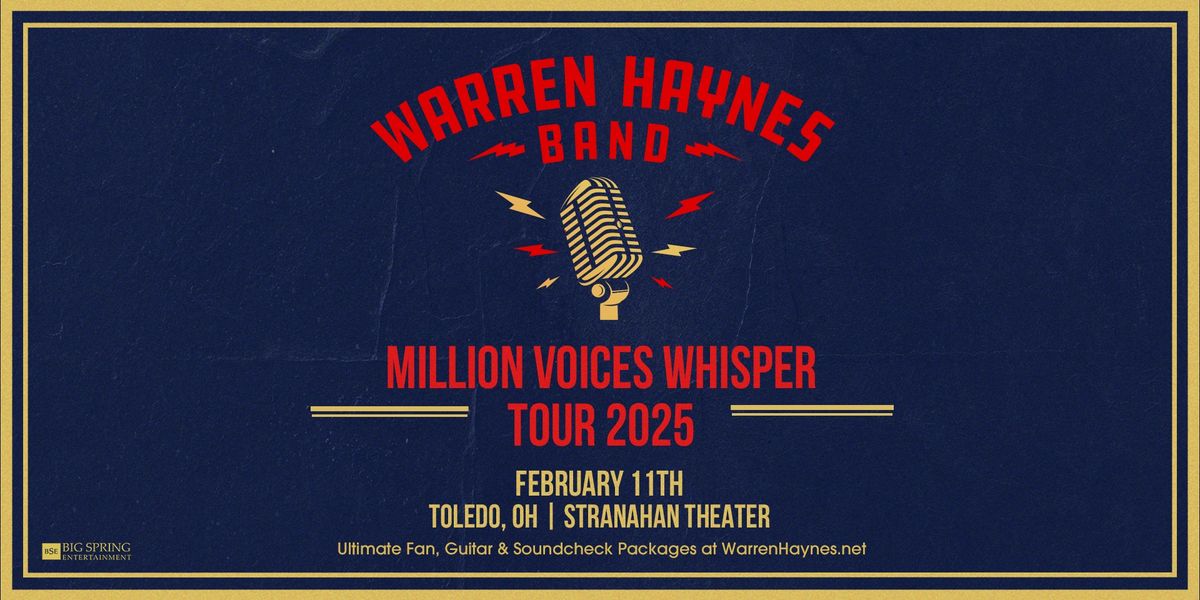 Warren Haynes Band: Million Voices Whisper Tour